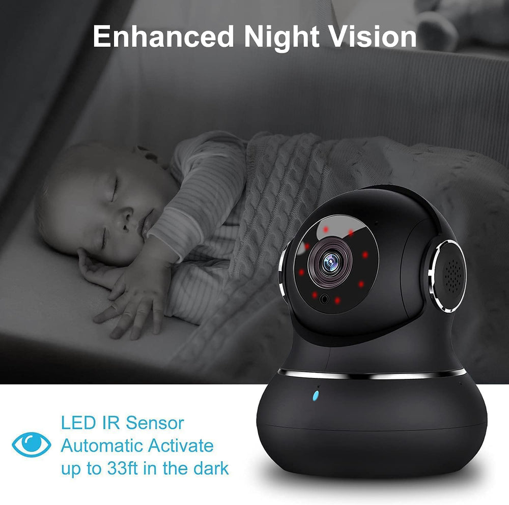 Litokam 2K indoor camera night vision provides clear dark-view