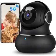 Litokam 5GHz indoor camera front view for reliable home surveillance.