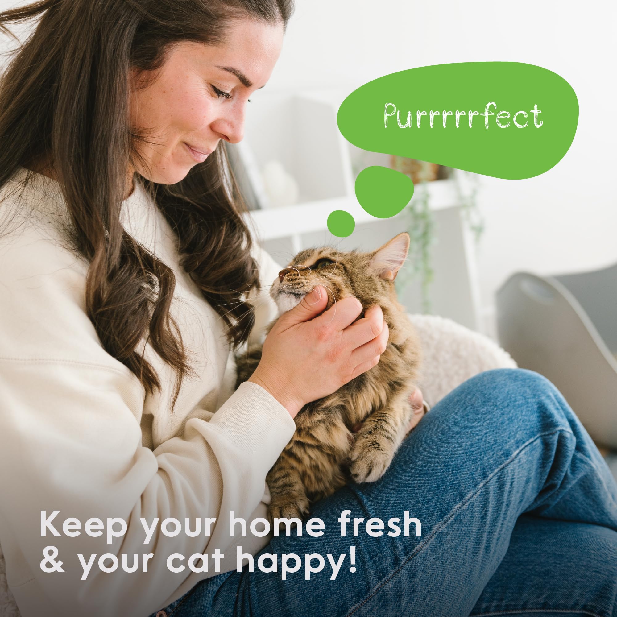 Litter Genie for multi-cat households reduces litter odors in busy homes.