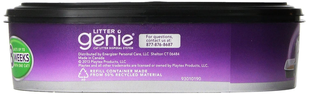 Litter Genie Refill 3 Pack dispenser-assembly demonstrates quick setup for odor-control at home.