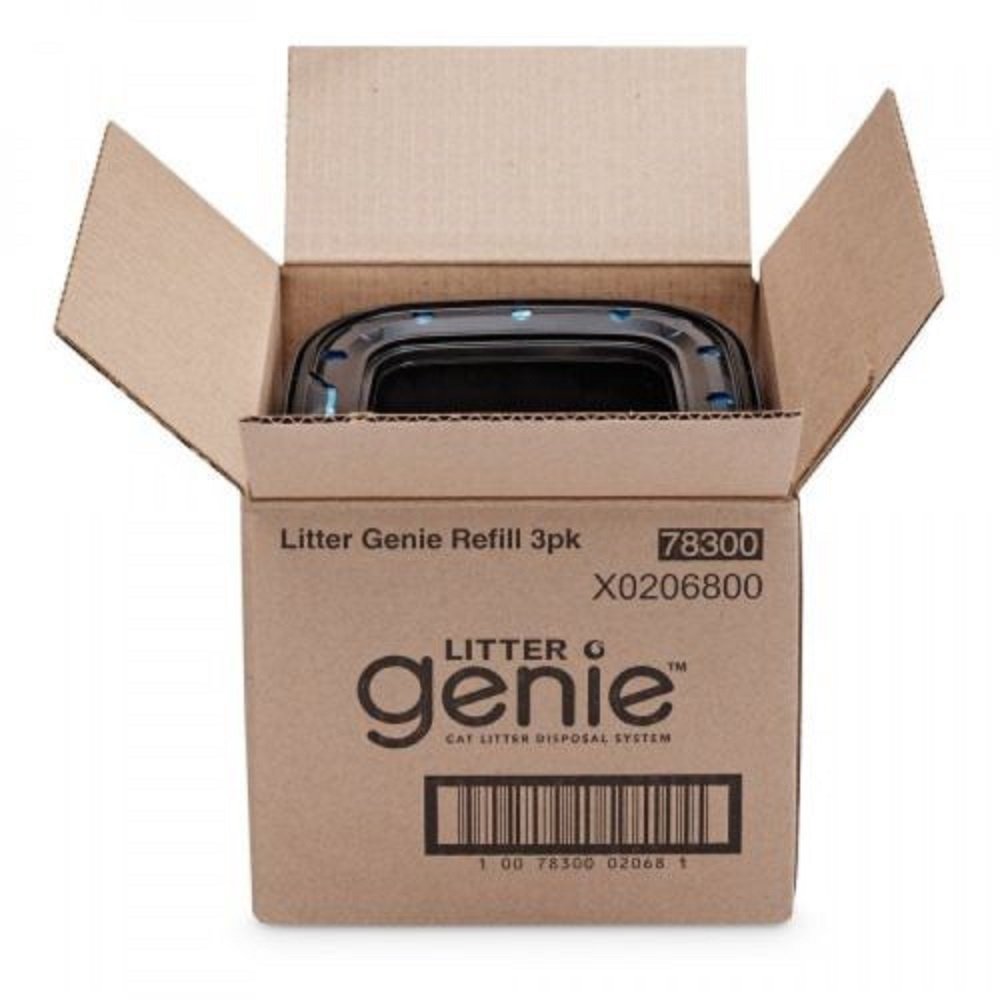 Litter Genie Refill 3 Pack durable-plastic-construction promises lasting use in busy households.
