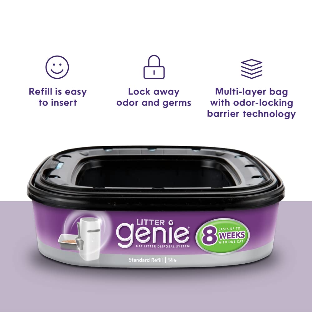 Litter Genie Refill end-demarcation signals when to replace.