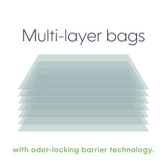 Litter Genie standard pail compatibility ensures a secure fit for disposal.