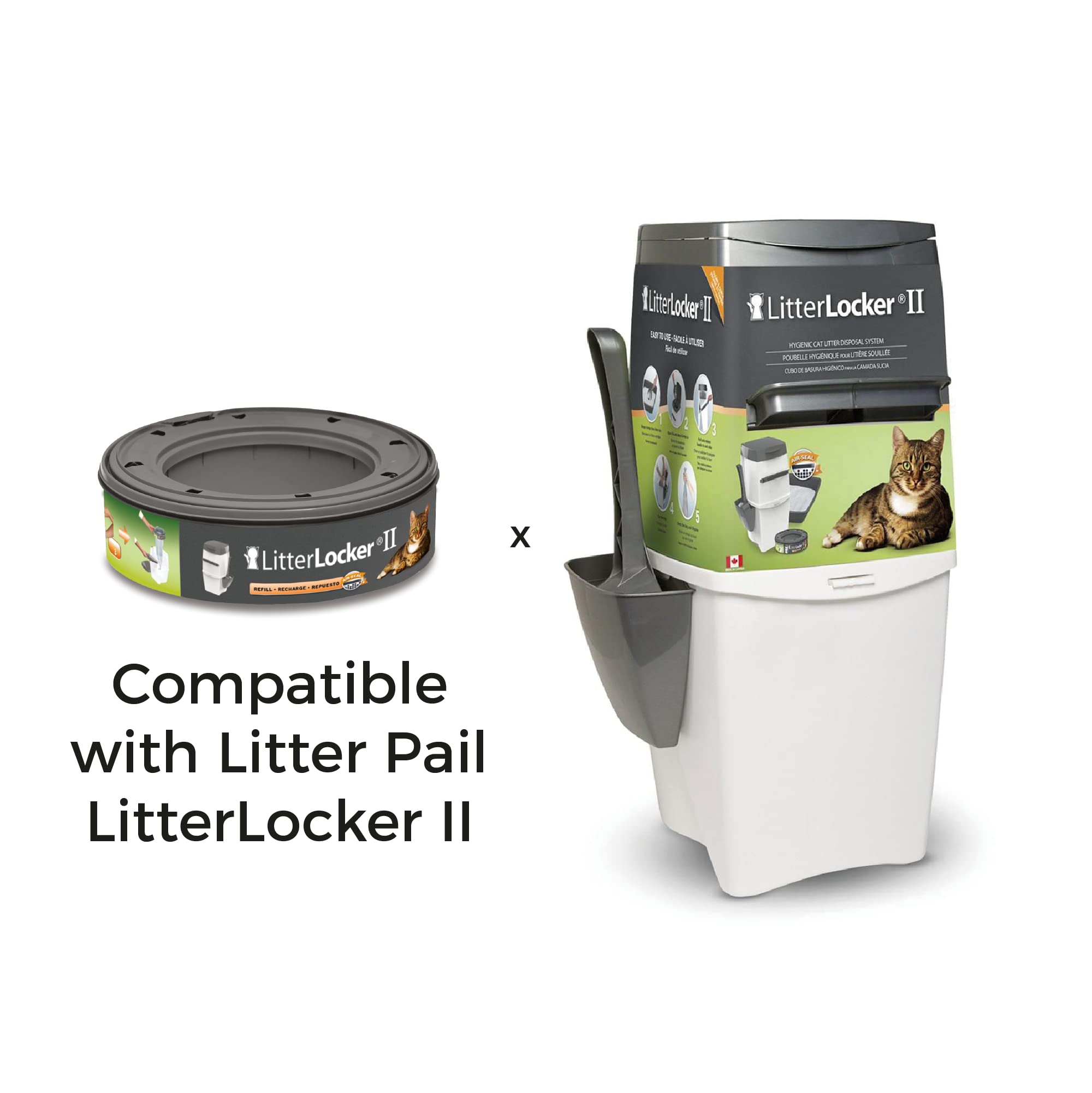 Litter Locker refill dispenser-ready image shows quick setup.