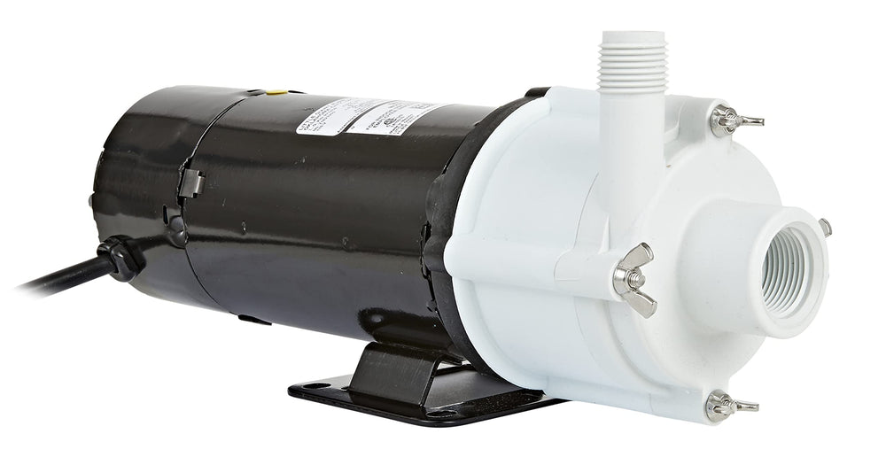 Little Giant 115V continuous-duty operation supports steady aquarium flow.