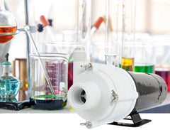 Little Giant magnetic drive pump demonstrates reliable non-submersible operation.