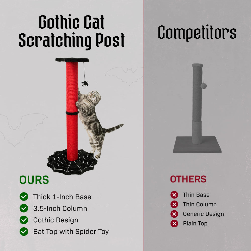 Littlesy indoor cat scratching post helps protect furniture while satisfying natural scratching urges.
