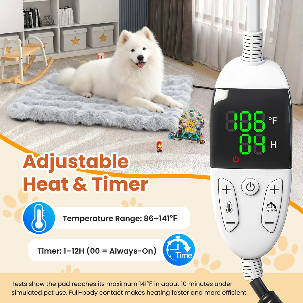 Littlo Kozytail heating pad heat levels illustrating customizable warmth