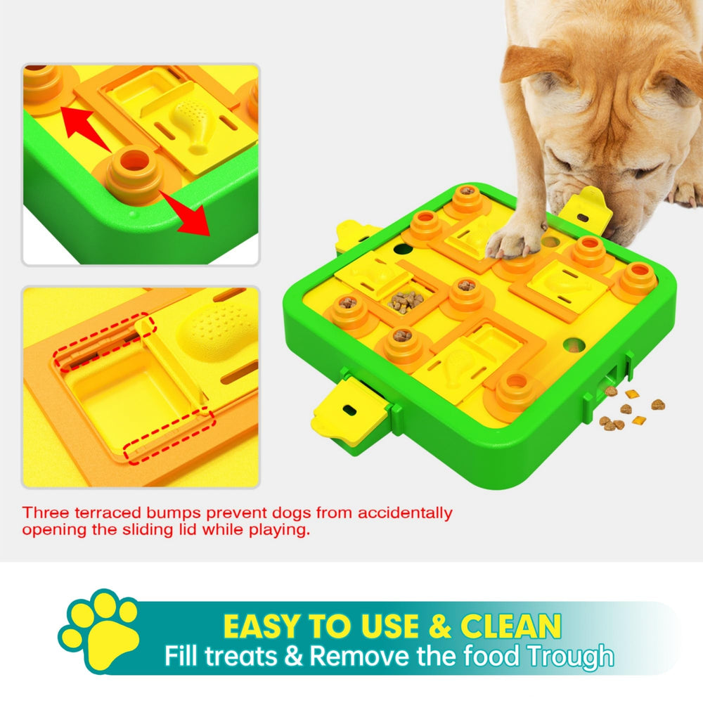 LiuMelinda dog puzzle level-3 safety-supervision-note image reminds supervised use for safe play
