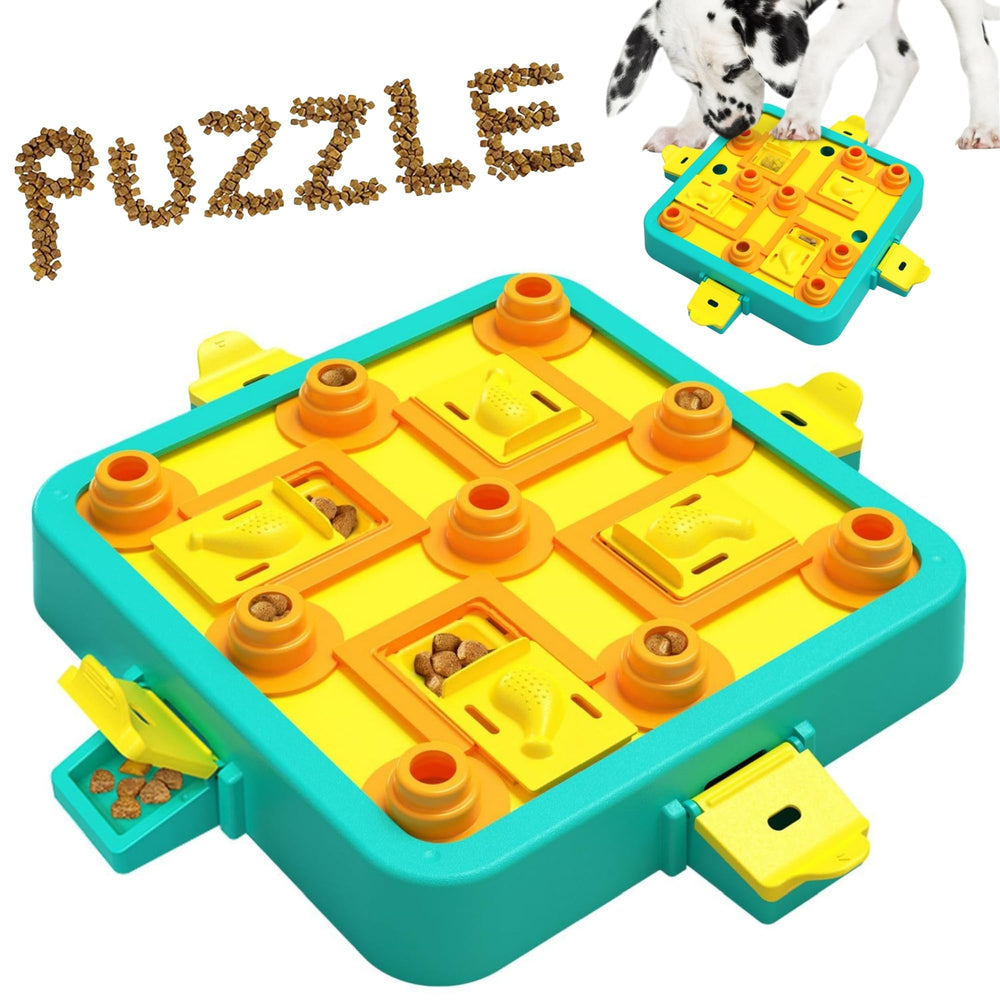 LiuMelinda dog puzzle toy level 3 front view sparks mental stimulation during treats