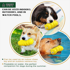 LiuMelinda indestructible dog toy emits a quiet squeak to engage dogs.