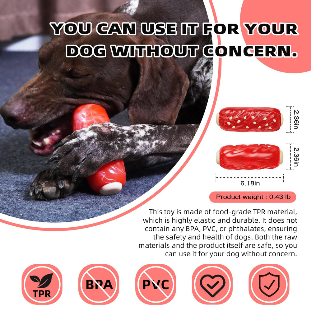 LiuMelinda quiet squeak dog toy offers mild sound to attract play without loud distractions.