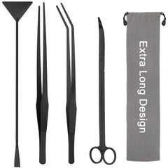 Liveek aquarium aquascape kit 11-6 curved scissors for precise plant trimming