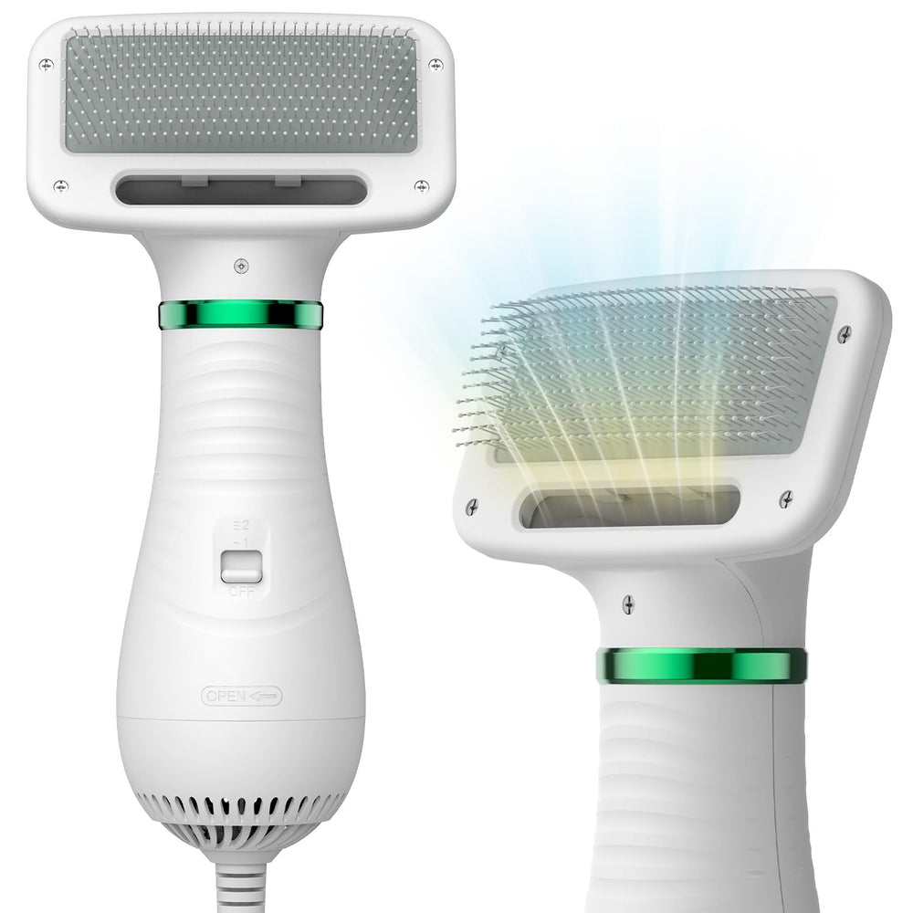 LIVEKEY 2-in-1 dog hair dryer in action for quick at-home drying and grooming.