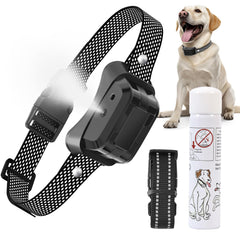 LivelyLeap citronella bark collar front view for calm walks