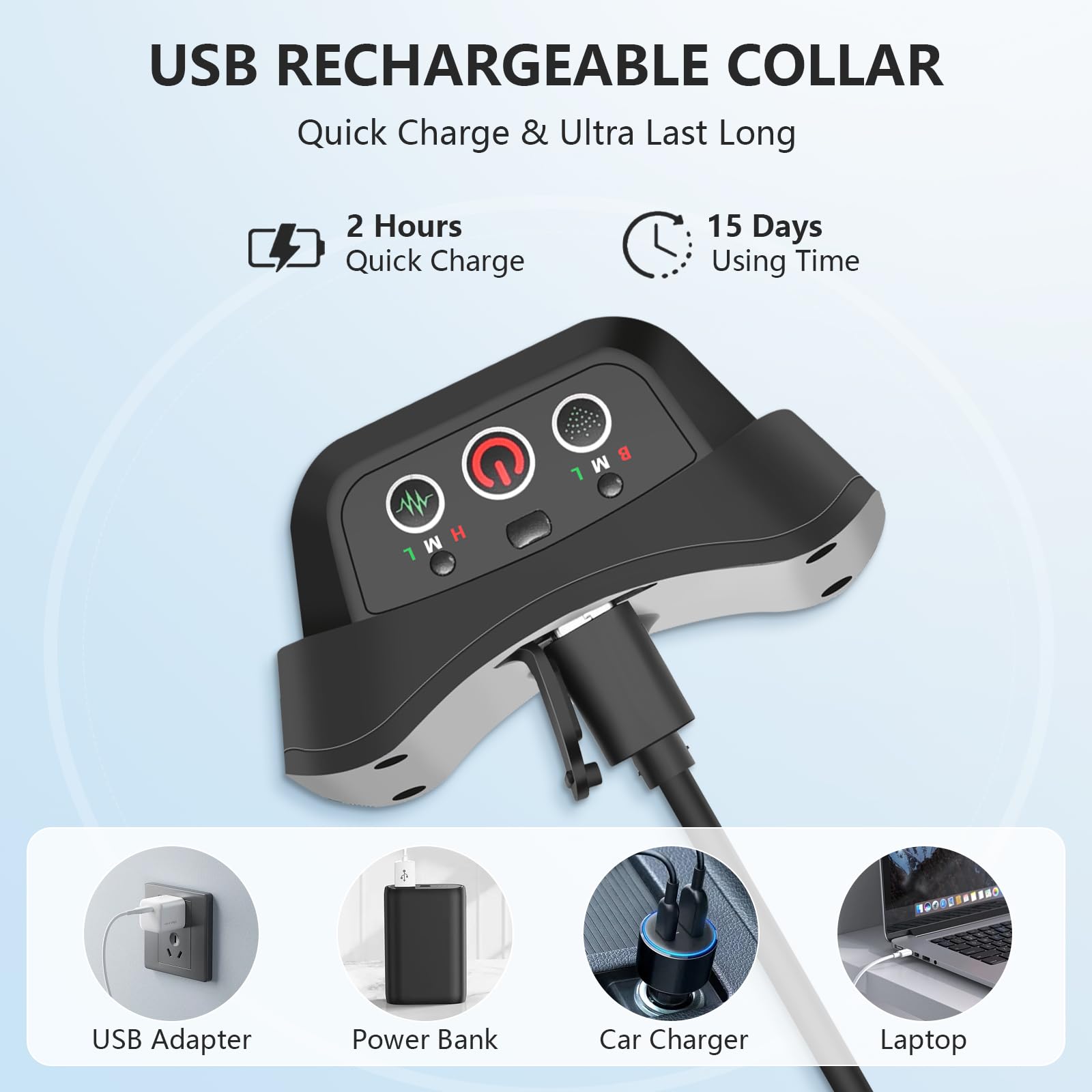 LivelyLeap citronella bark collar IP67 waterproof scenario outdoors