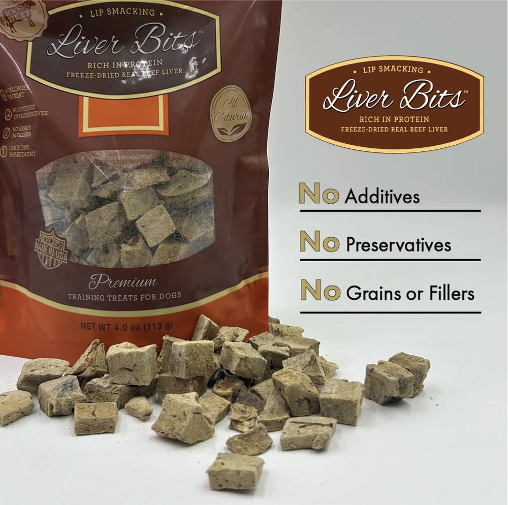 Liver Bits training-reward scene demonstrates easy positive reinforcement.