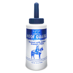 LivingstonTech Hoof Guard Sealant bottle pour for quick crack sealing and even coverage.