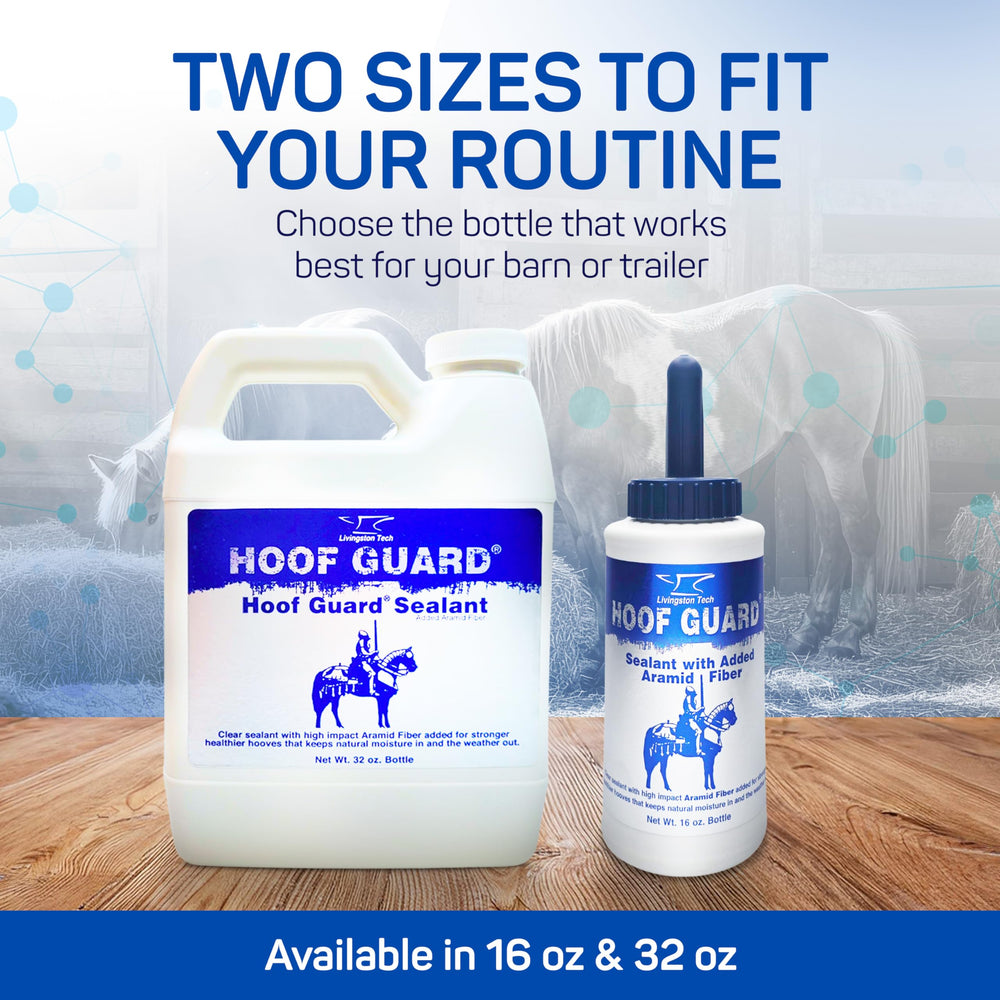 LivingstonTech Hoof Guard Sealant-moisture-barrier preserves natural moisture in dry conditions.
