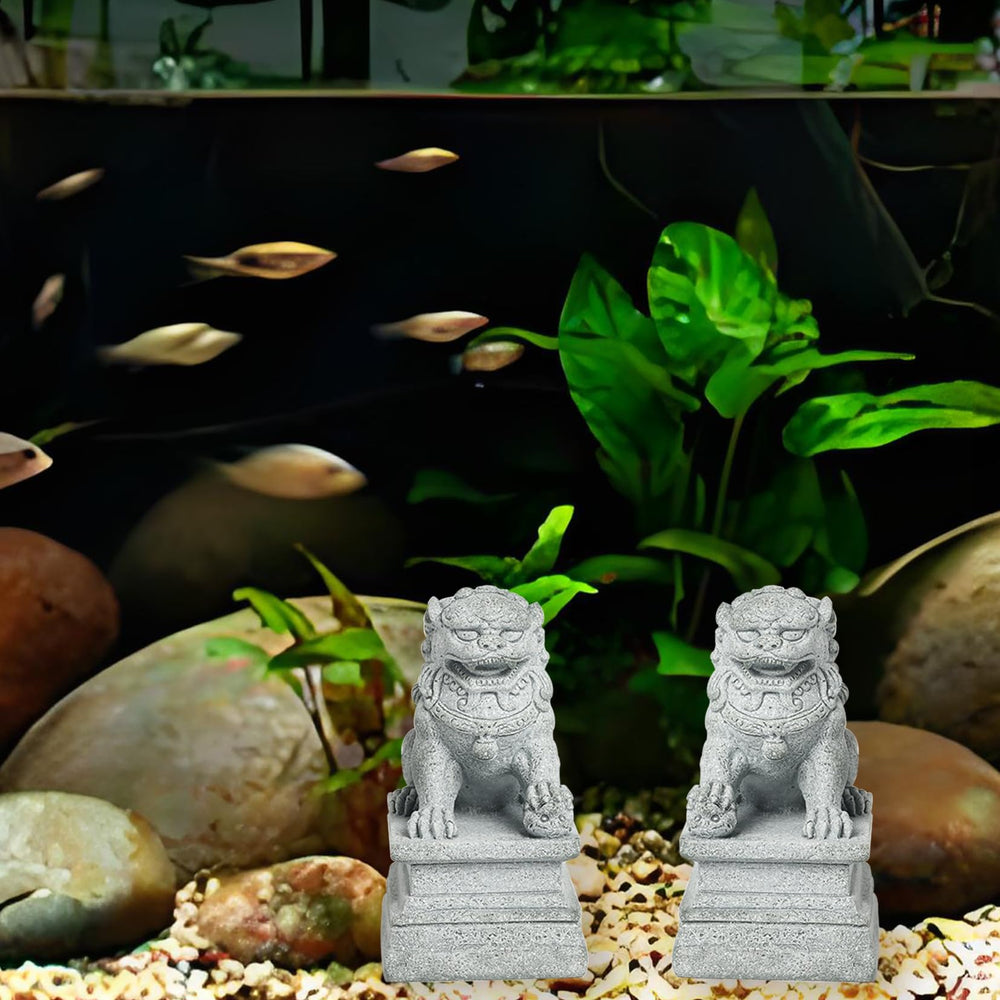 LIYAOLI turtle tank ornament pair blends with tank decor while guarding aquatic life.