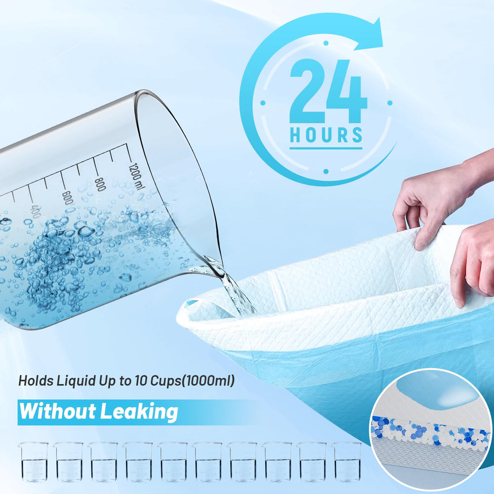 LIYINGSER leak proof thickened film adds durability and better leak resistance.