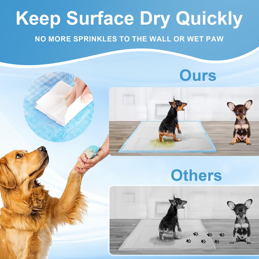 LIYINGSER puppy-pee-pads 28x44 dry surface helps keep floors clean