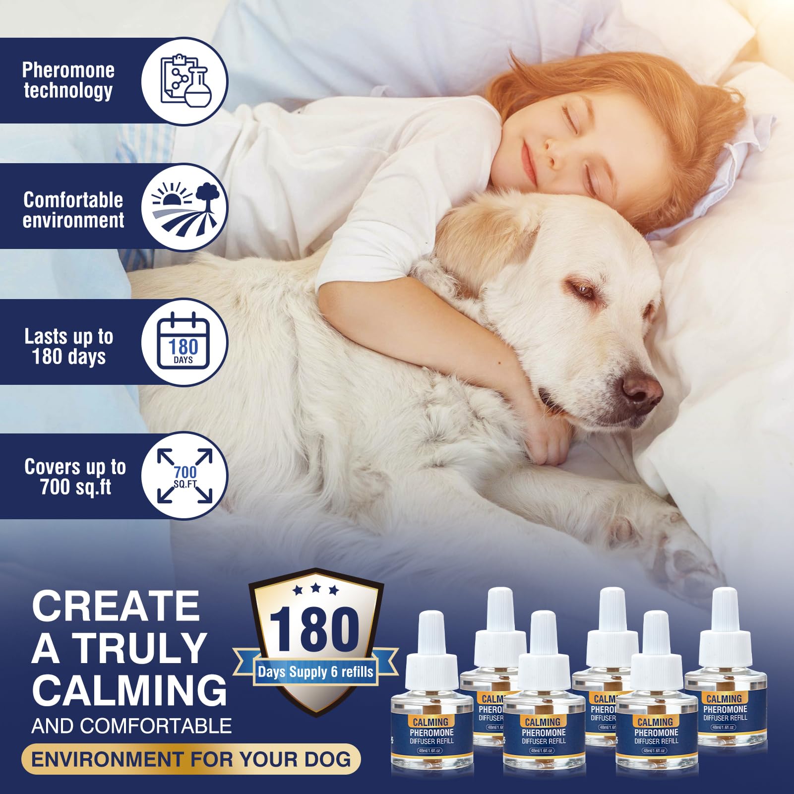 LKBHGF 48ml refill bottle pour enables quick plug-in calming.