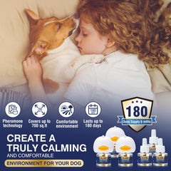 LKBHGF dog pheromone diffuser with 3 heads supports steady calm