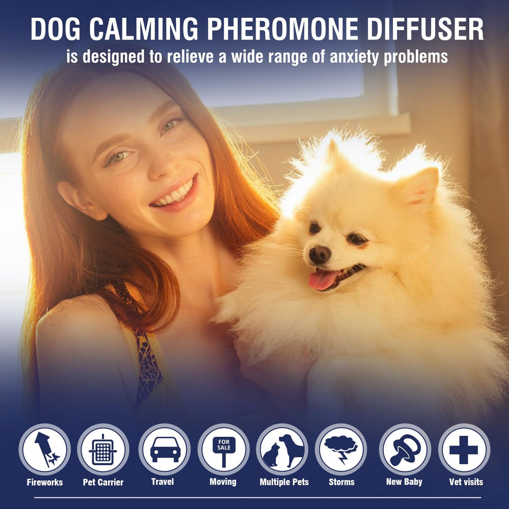 LKBHGF four 48ml refills providing long-lasting calming support for dogs