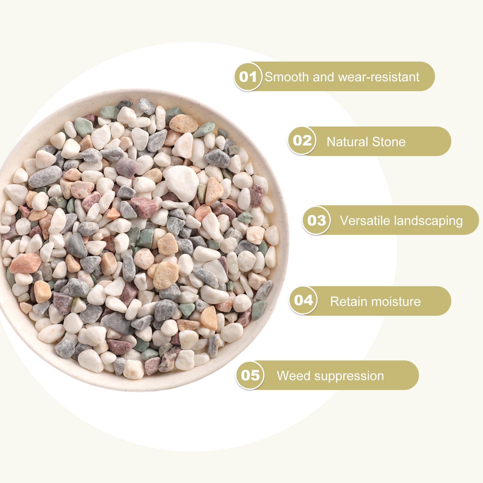 LMtonble river rocks garden-path idea shows durable stepping-friendly landscaping.