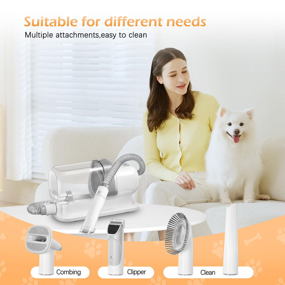 LMVVC attachment set enables quick grooming with ready-to-use tools.