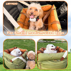 LMYYGOO dog car seat harness clip detail demonstrates secure restraint option