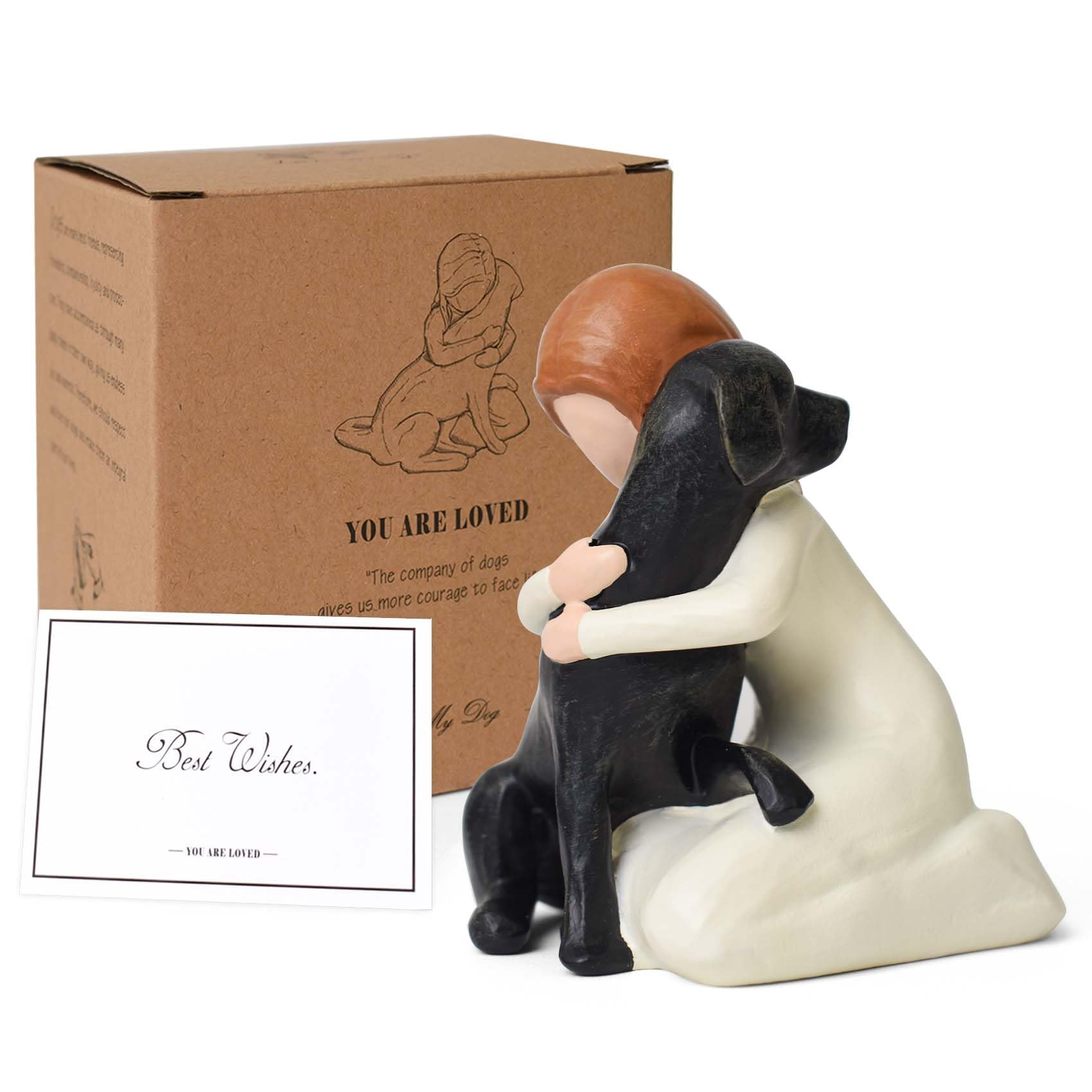 Lnrkai pet-lover gift idea dog statue for birthdays or anniversaries