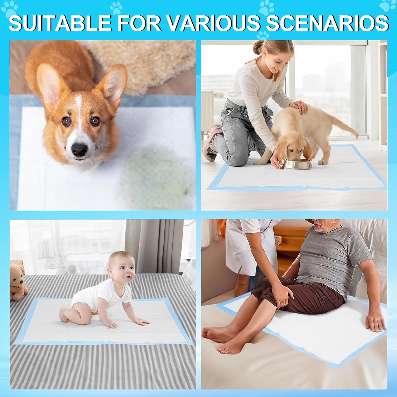 LNWJSRX extra-thick design supports puppies and senior dogs during use.