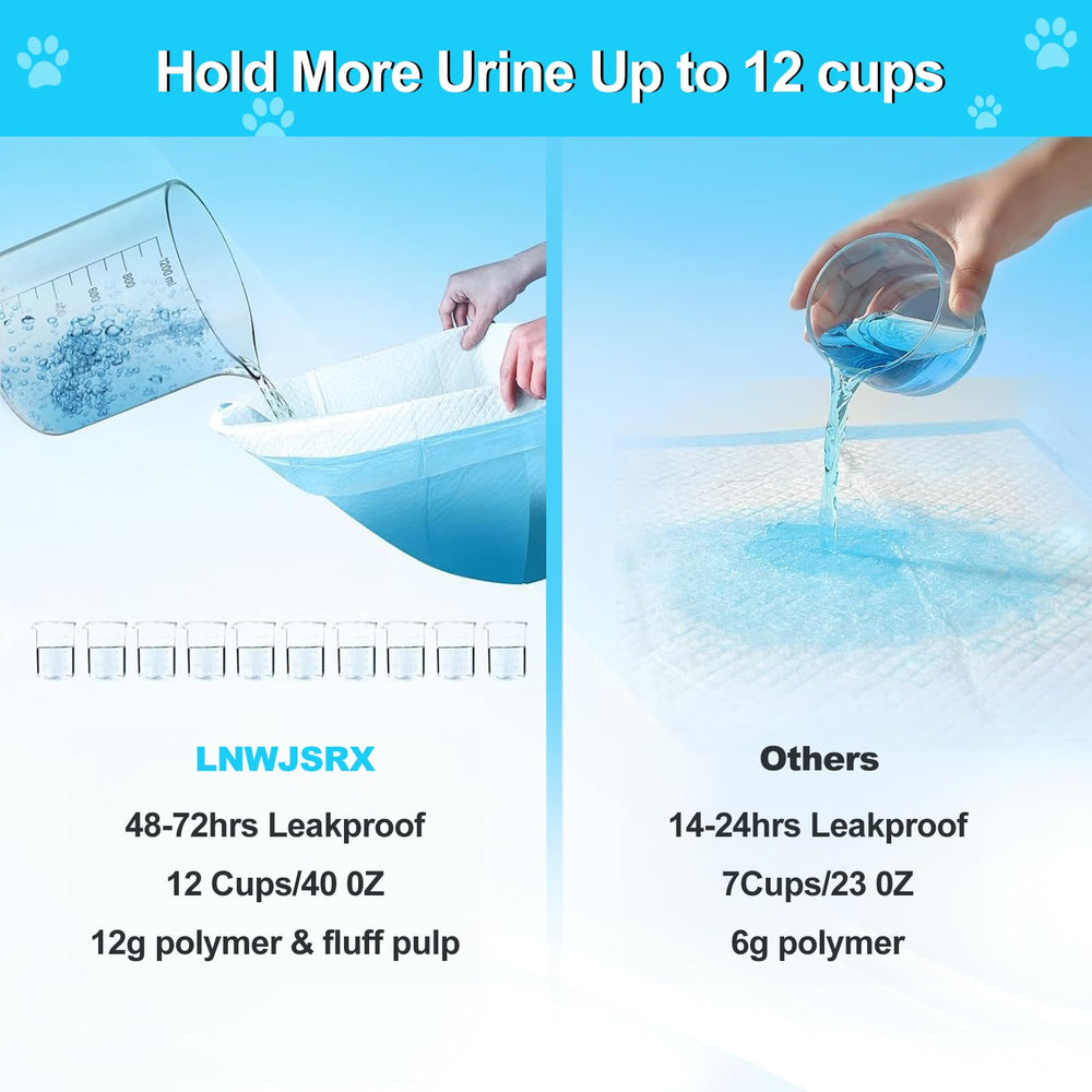 LNWJSRX pee pads are versatile for crates, cars, and apartments.