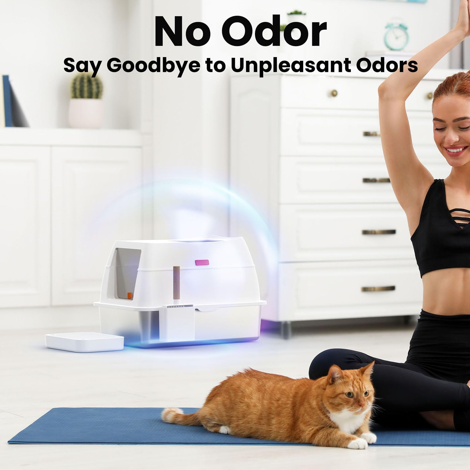 Lobeve filter pedal image features odor control and hands free operation
