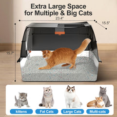 Lobeve front-entry top-exit design illustrating dual-entry versatility for cats.