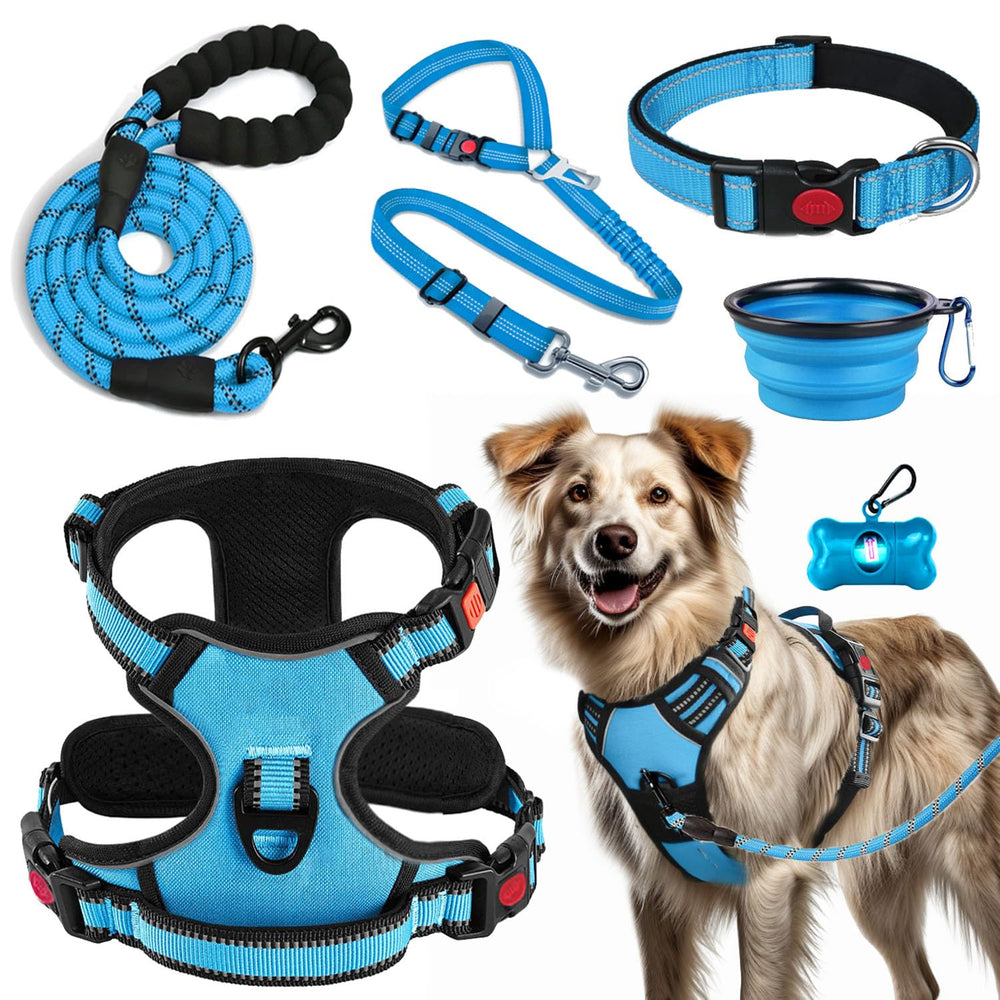 Lobeve No Pull Dog Harness Blue XL main image for comfortable daily walks