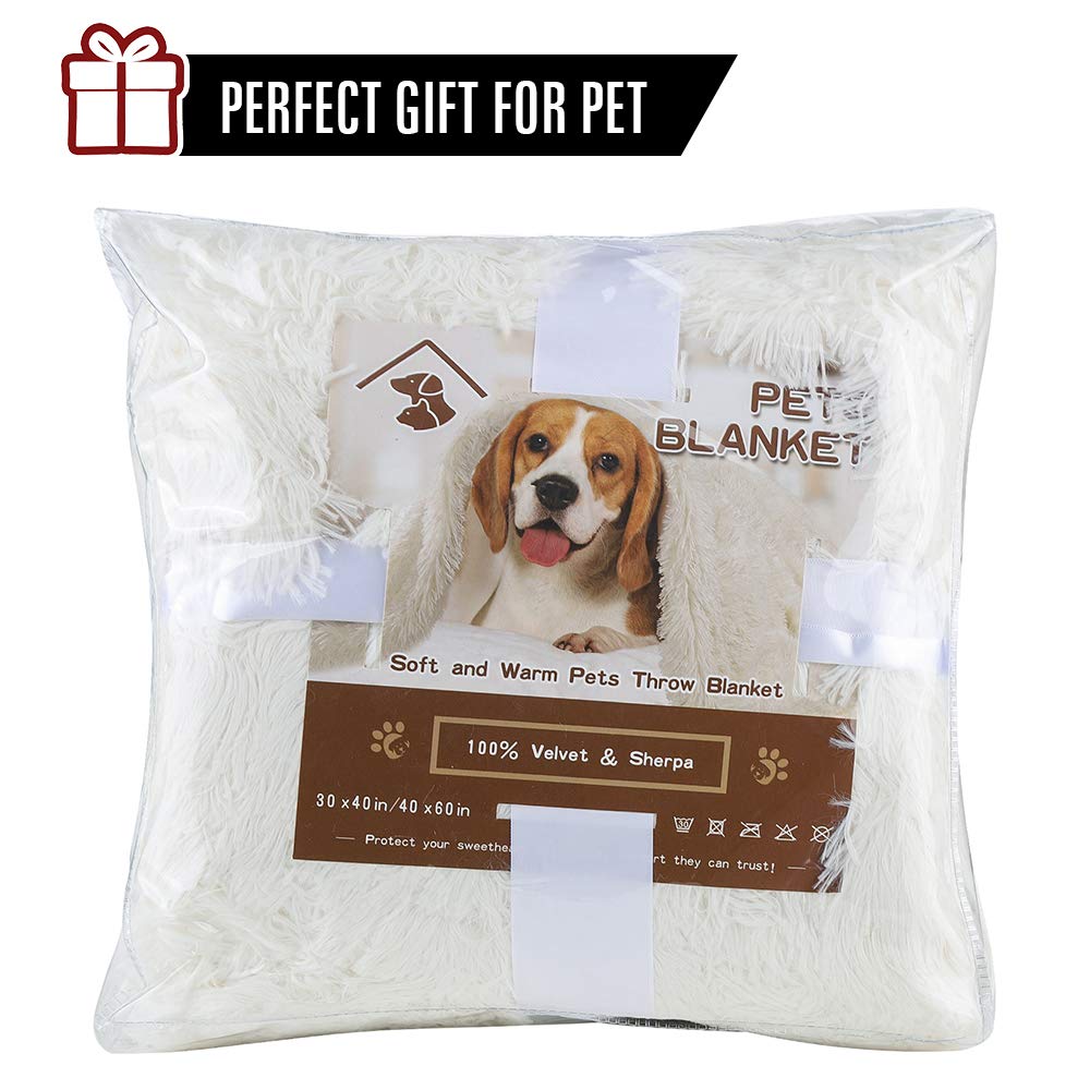 LOCHAS Luxury Fluffy Dog Blanket machine-wash convenience shows easy-care