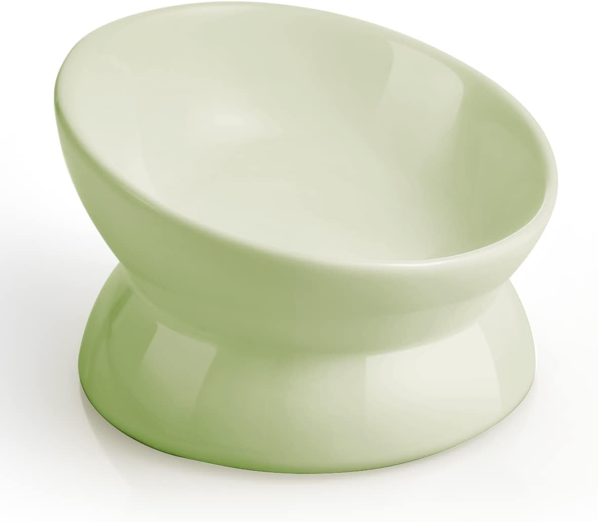LoeJan durable ceramic bowls help pets enjoy meals without plastic smell.
