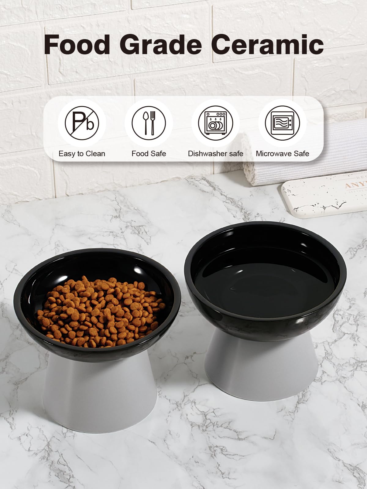 LoeJan black ceramic bowls elevate home decor with modern styling.