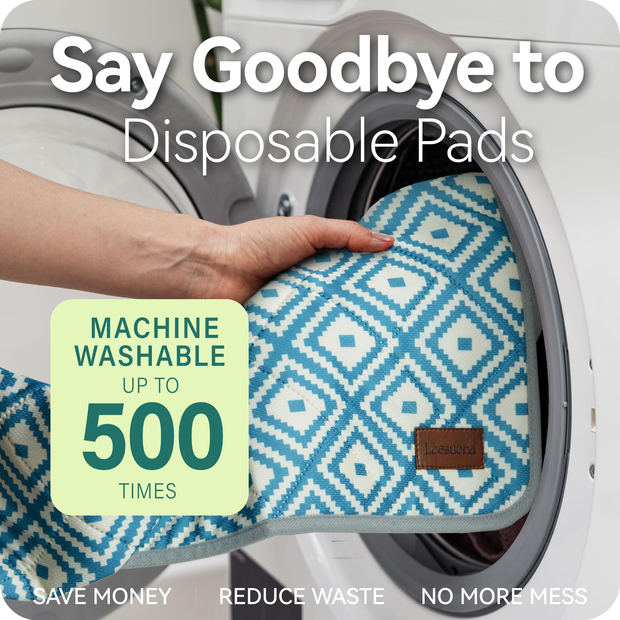 Loesuona versatile dog pad for playpens and travel setups.