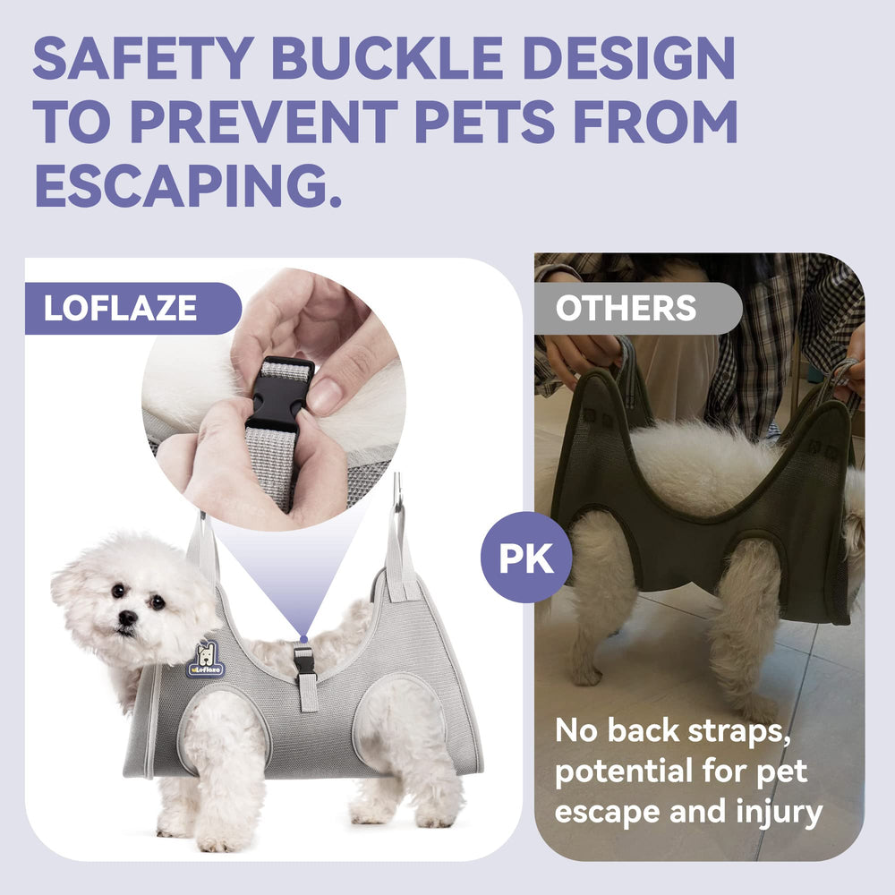 Loflaze grooming comb helps detangle and prep fur efficiently.