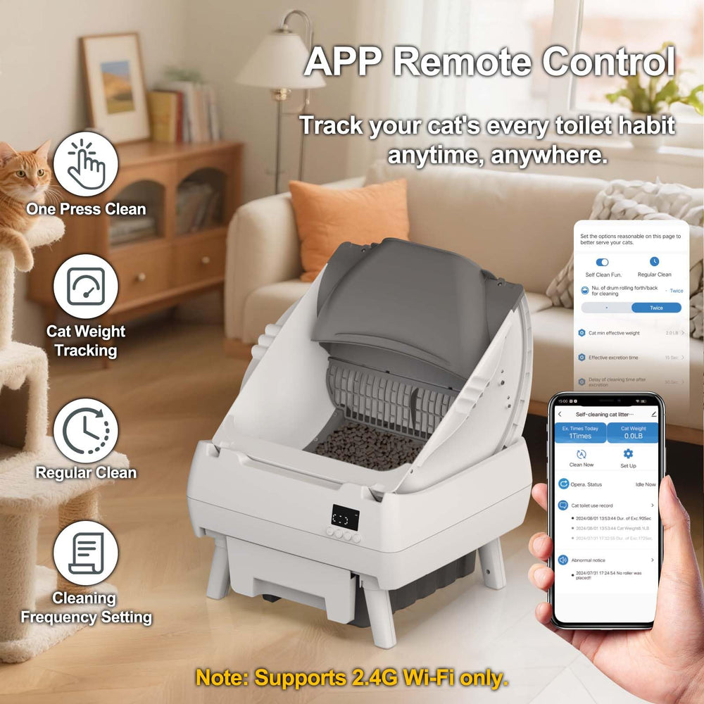 Lohhuby anti-pinch safety sensor stops operation when touched, enhancing pet safety.