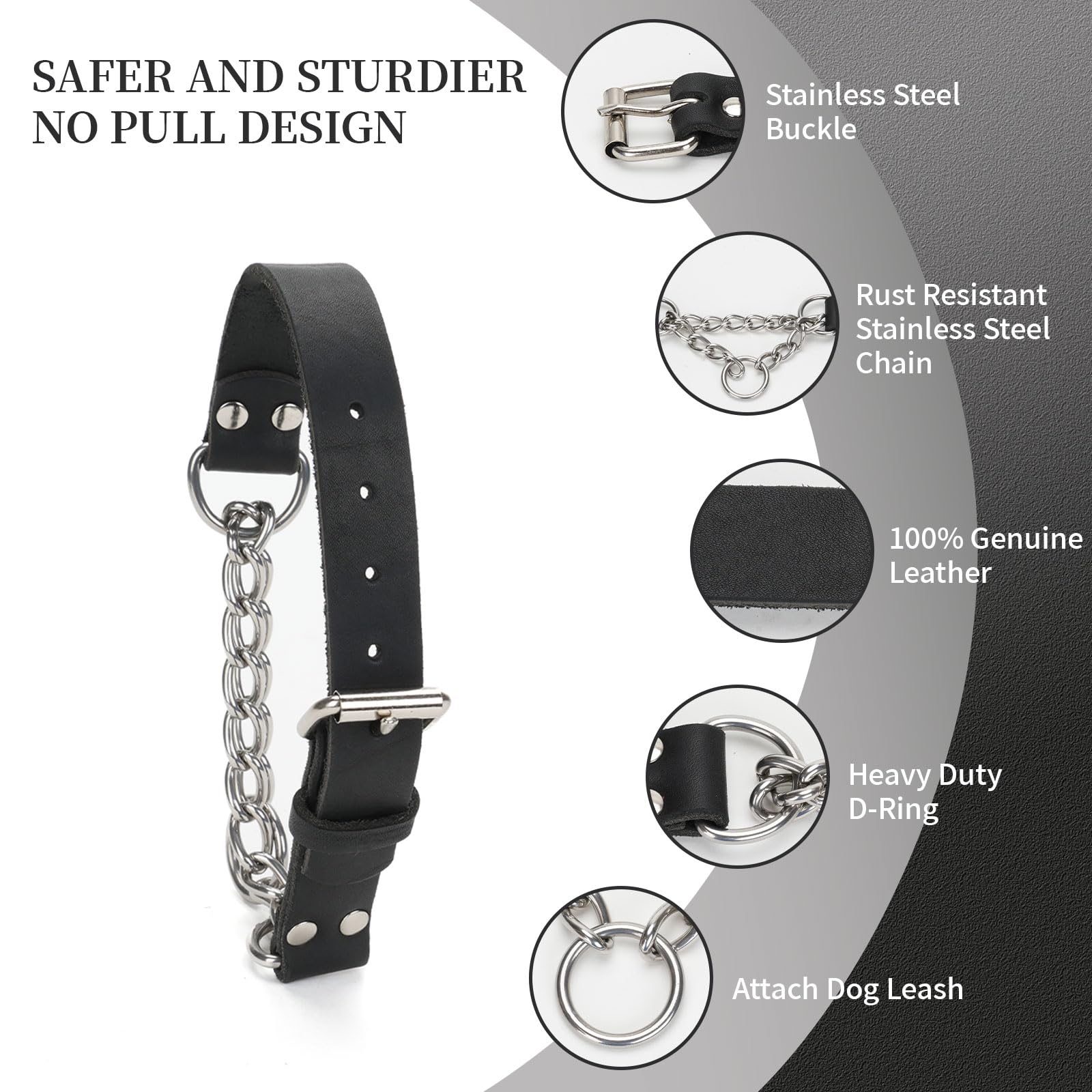 Diseño antideslizante del collar martingale LOIIHEII.