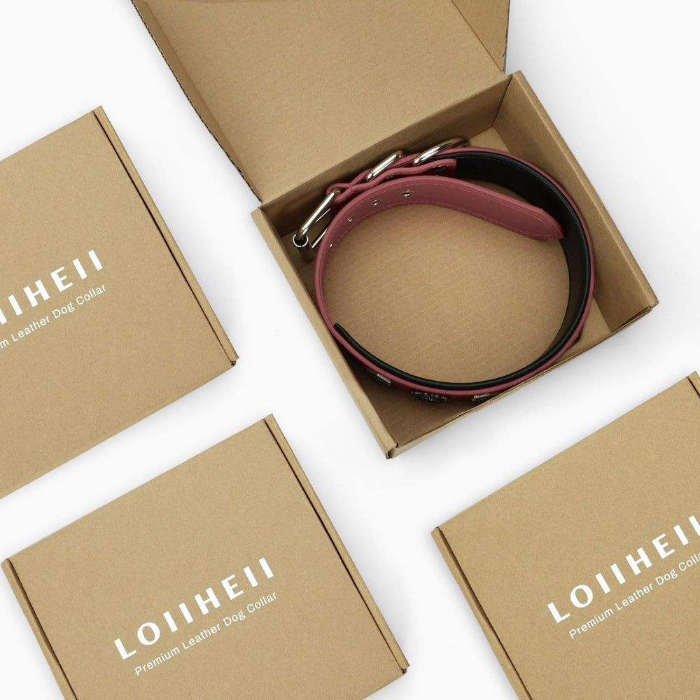 LOIIHEII eagle hardware ornamental collar adds sophisticated styling.