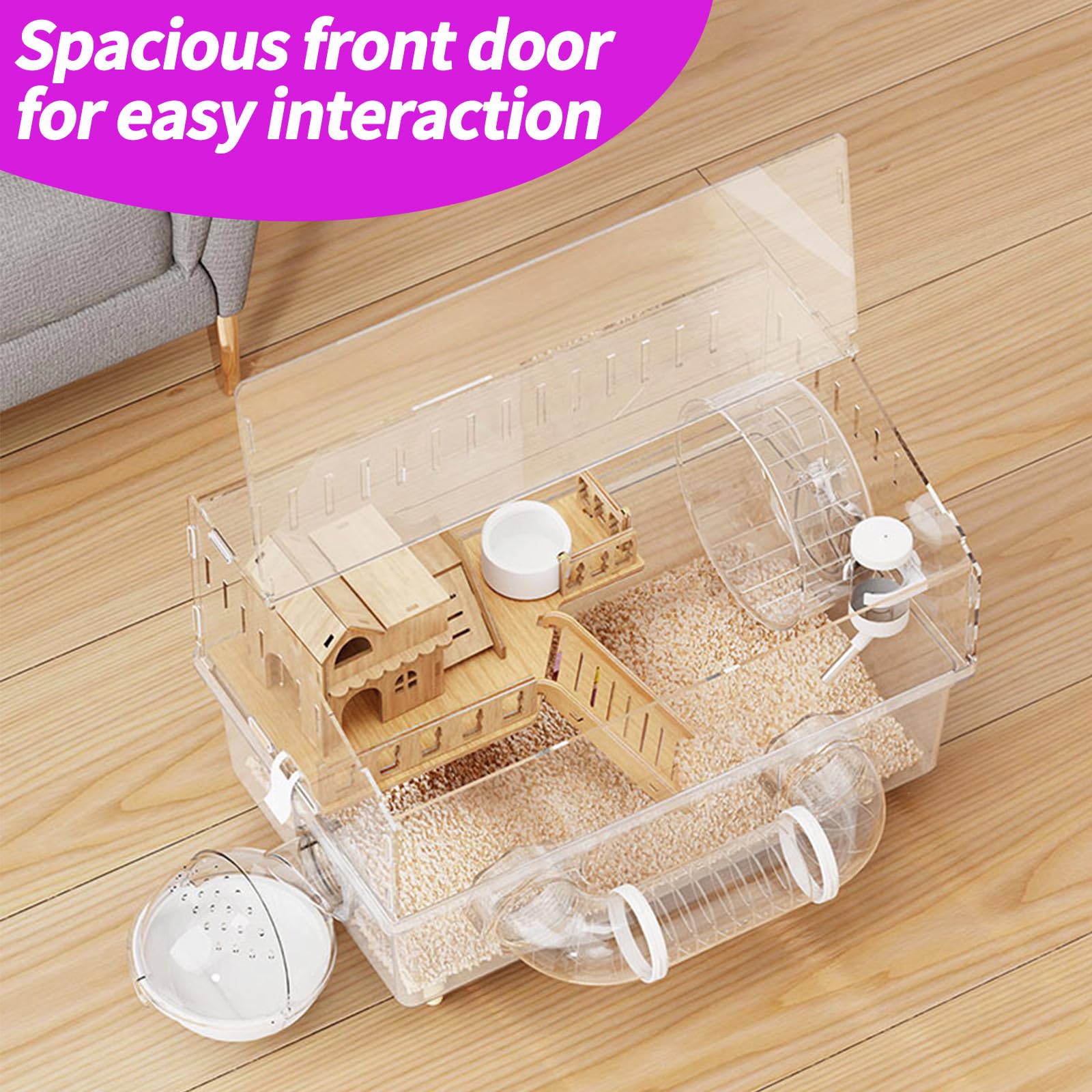 LOLLBIRD removable base tray view emphasizing quick cleaning and maintenance