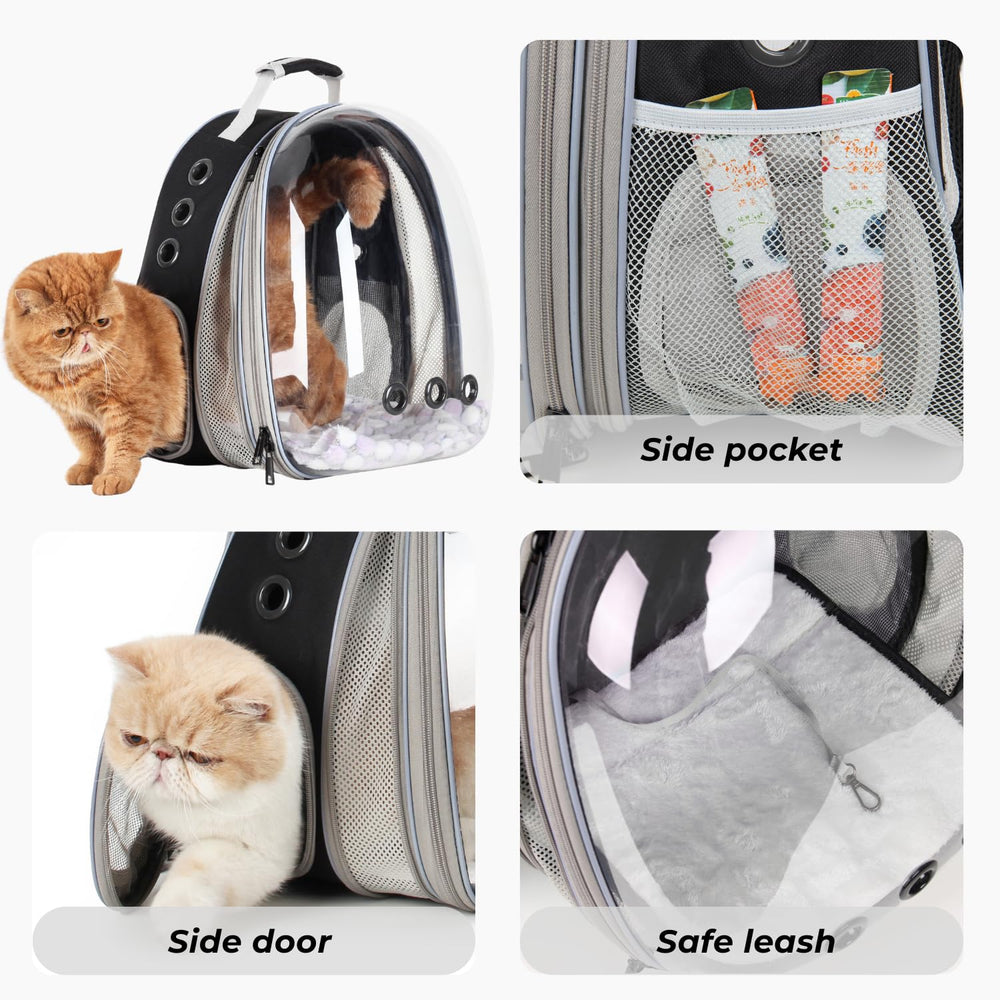 Lollimeow all-season comfort duo with hard base and plush blanket.