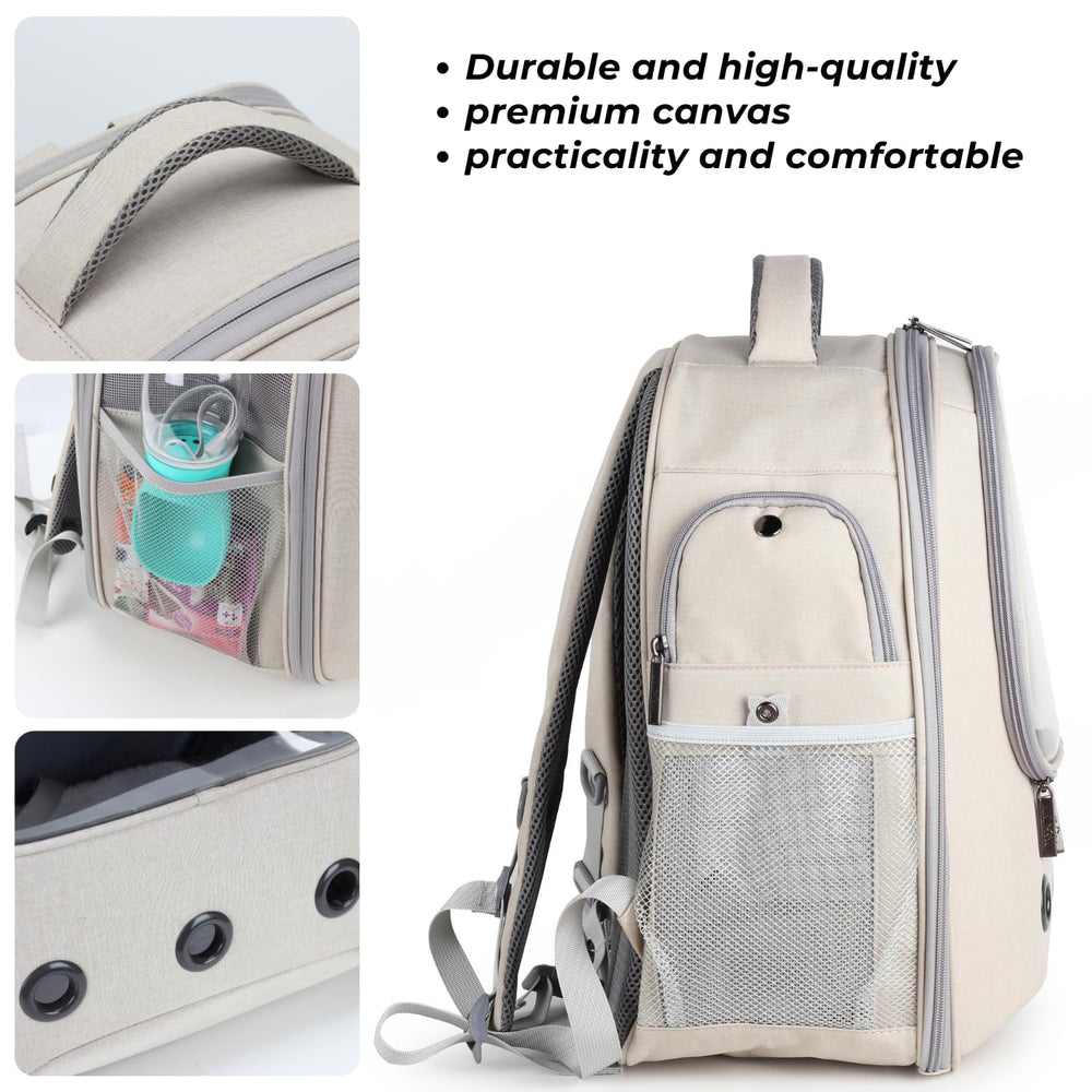LOLLIMEOW backpack load reduction system eases wear with padded straps and back support