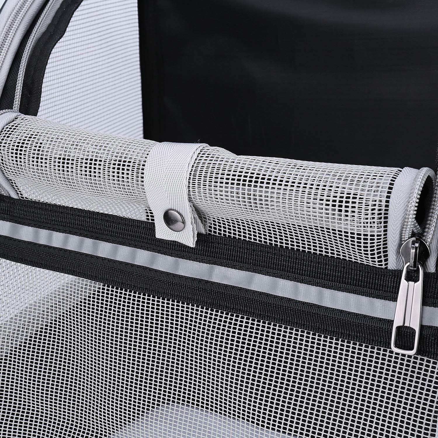 LOLLIMEOW cat backpack fully ventilated travel design enhances comfort.